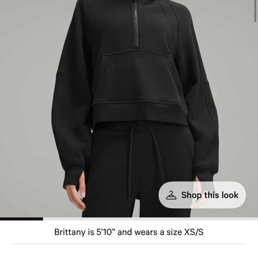 Black lululemon Scuba